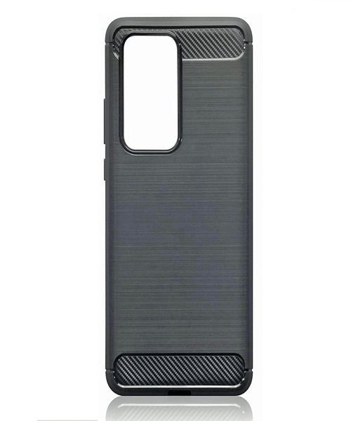 Huawei P40 Carbon Fibre Brushed Effect TPU Gel Case