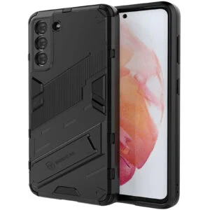 Best Samsung Galaxy S22 Plus Cases - (Top 7) 9 Armor Shell Magnetic Kickstand Case For Samsung Galaxy S22 Plus - Black