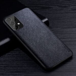 Aioria Luxurious Leather-Style Samsung Galaxy A33 5G Case - Black