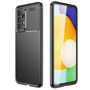 ToughJAK Samsung Galaxy A33 5G Luxurious Carbon Fibre Case - Black