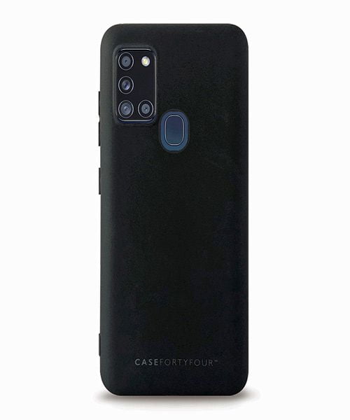 Case FortyFour No.1 Case for Samsung Galaxy A21s in Black