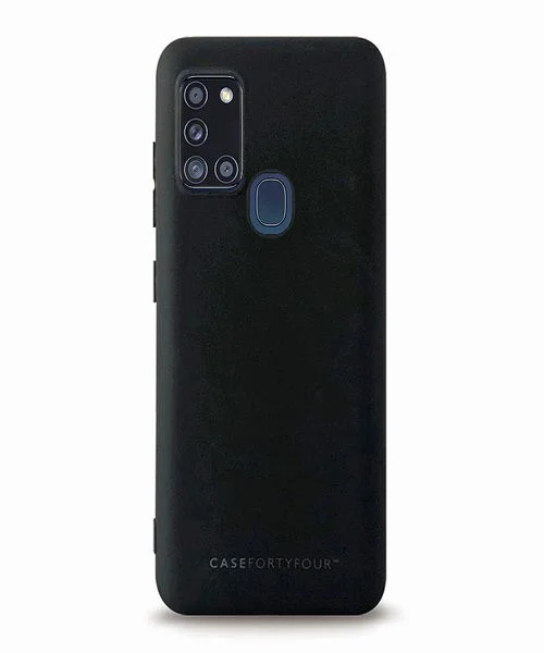 Case FortyFour No.1 Case for Samsung Galaxy A21s in Black