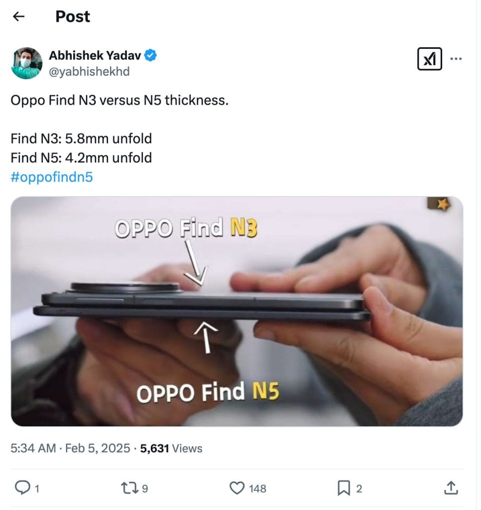 Oppo Find N5 and OnePlus Open 2