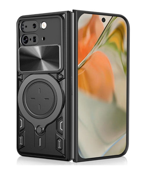 Magnetic CamShield Pro Black Stand Case - For Google Pixel 9 Pro Fold