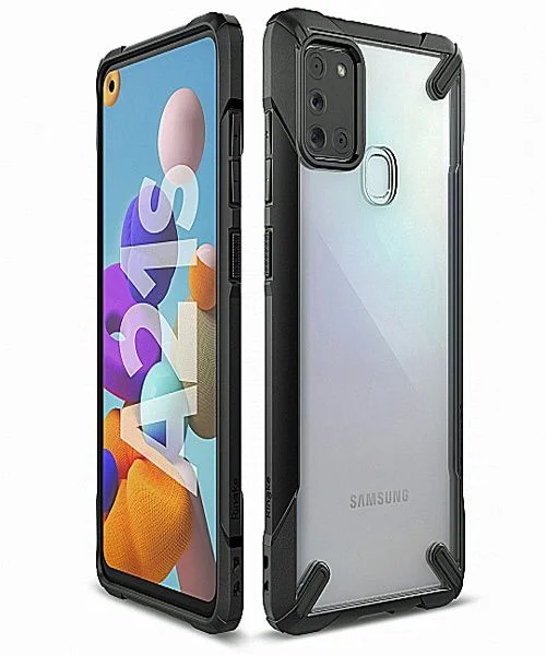 Ringke Fusion X Case for Samsung Galaxy A21S in Black 1