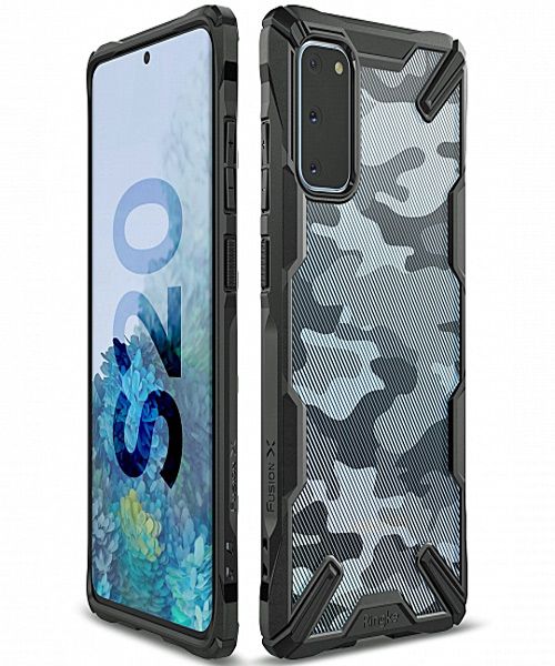 Ringke Fusion X Galaxy S20 5G UW Camo Case 1
