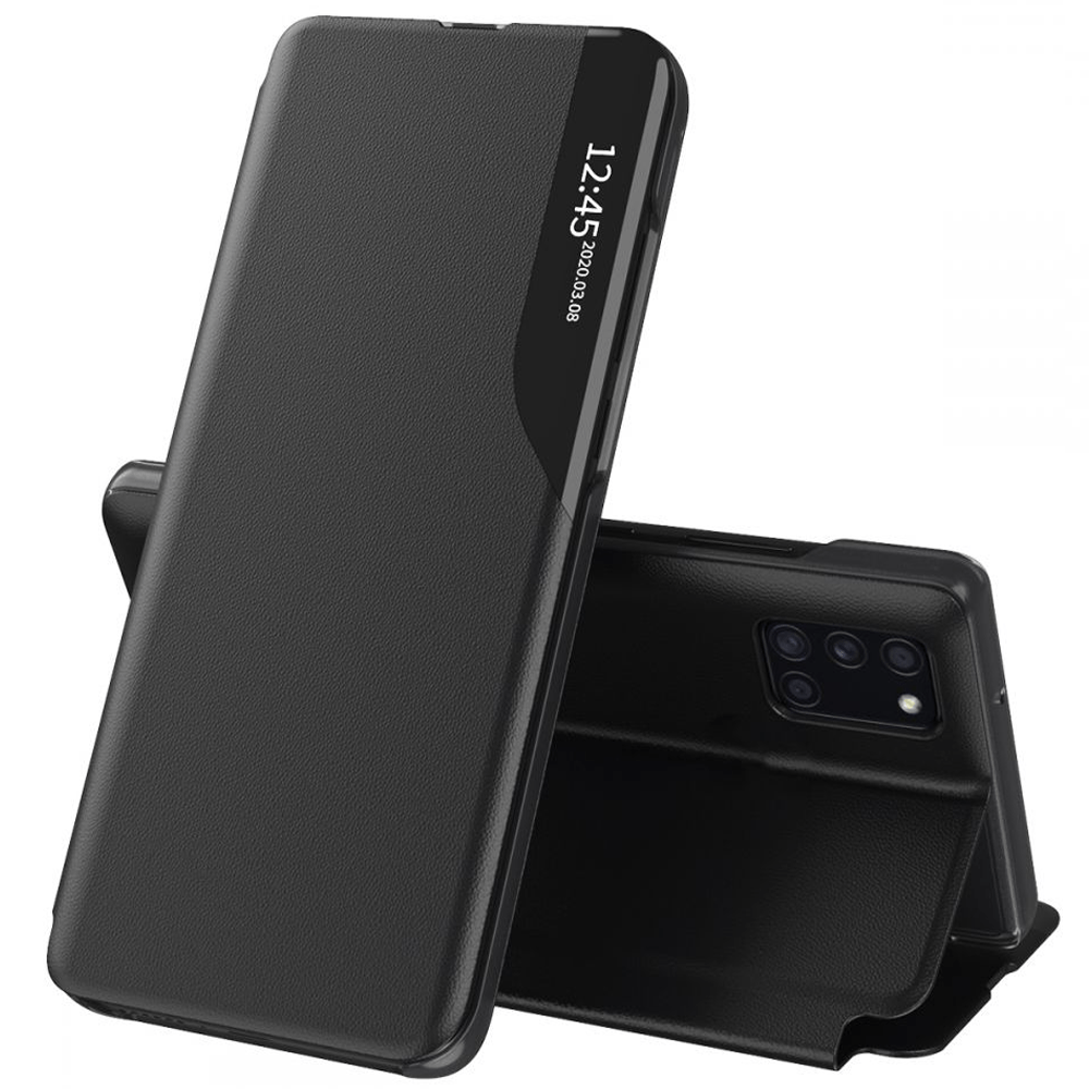 Samsung Galaxy A12 Tech-Protect Smart View Wallet Case - Black