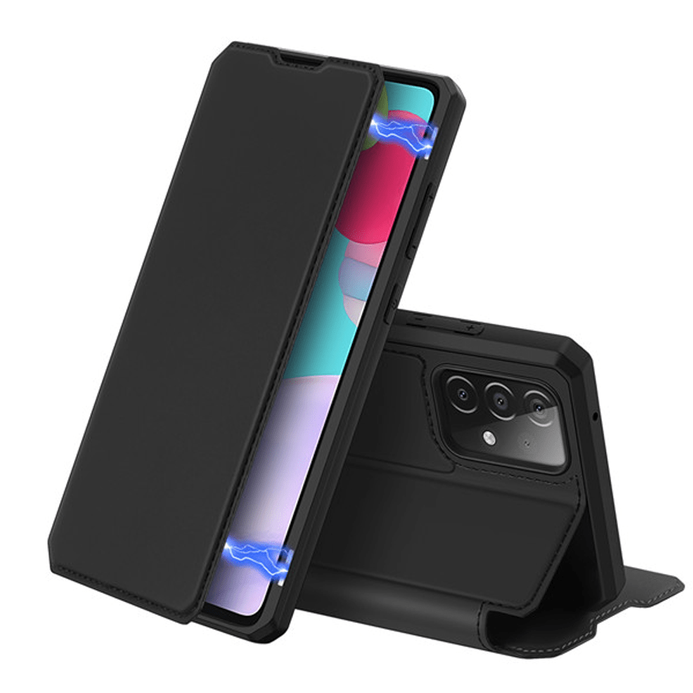 Samsung Galaxy A52 DuxDucis Skin Pro Wallet Case - Black
