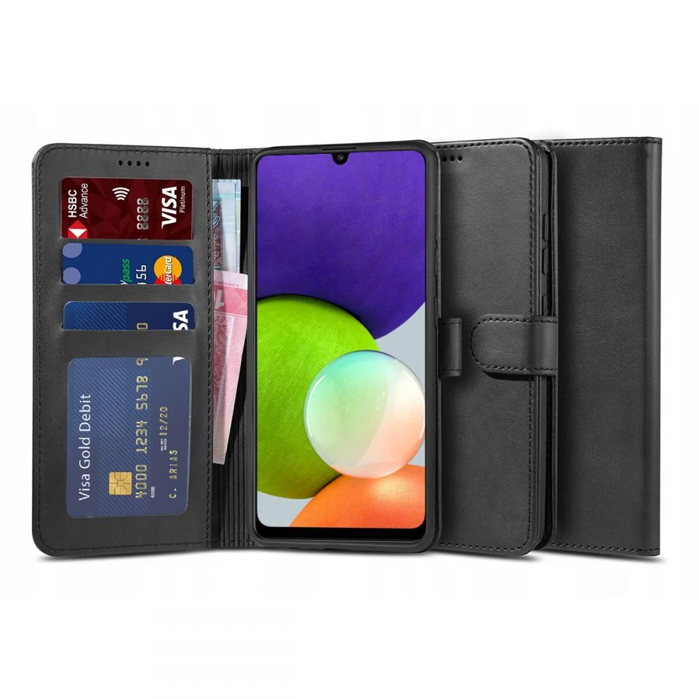 Samsung Galaxy A52 Tech-Protect Wallet Case - Black