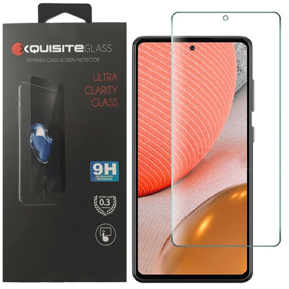 Samsung Galaxy A72 Xquisite 2D Tempered Glass Screen Protector- Clear