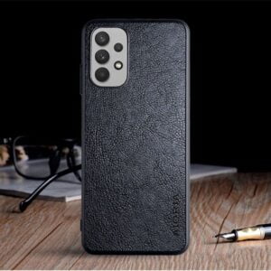 Aioria Luxurious Leather-Style Samsung Galaxy A53 5G Case - Black