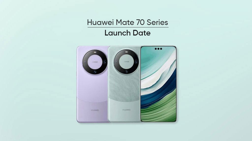 Huawei Mate 70 Launch date