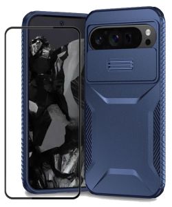 CamShield Pro Tough Black Case With Screen Protector - For Google Pixel 9 Pro XL