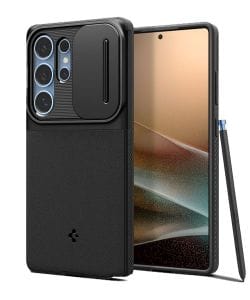 SPIGEN OPTIK Armor Wireless Charging Black Case