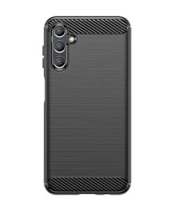 Black Carbon Fibre Case For Samsung Galaxy A35 5G