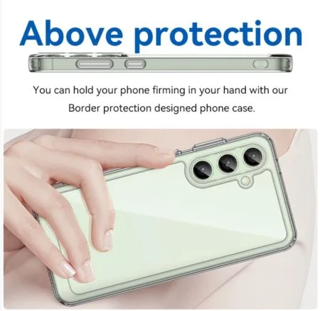 Hybrid Acrylic Clear Case With Screen Protector - 2