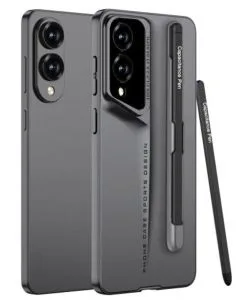Best Samsung S25 Edge Cases: Top Picks & Recommendations 11 GKK Blade Ultra-thin Full Coverage Gray Armor Case with S Pen slot